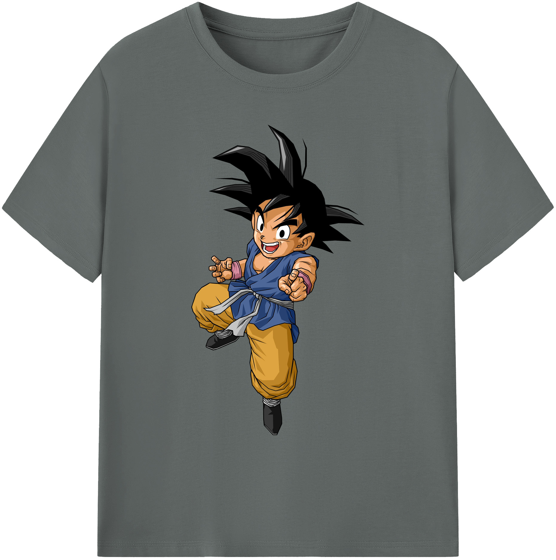 （画像用） ドラゴンボール 孫悟空（そん ごくう）Son Goku カカロット DRAGON BALL Kakarotto 綿100％ メンズ半袖Tシャツ｜肌触りやわらか＆通気性